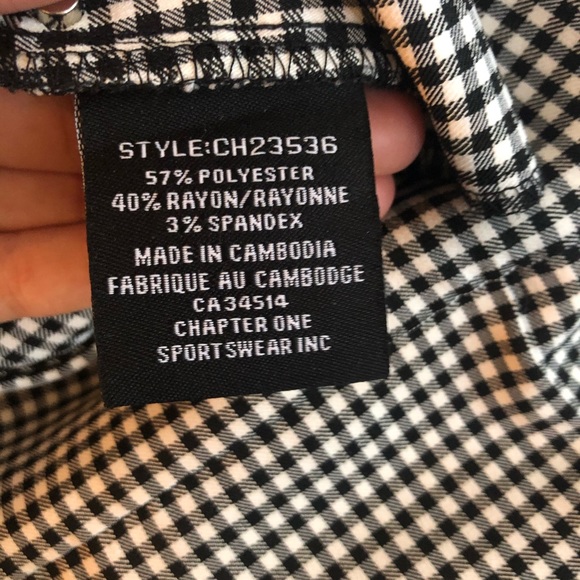 Stretchy Checkered Dress Pants NWOT - Picture 5 of 5